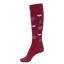 Cavallo Santa Ladies Functional Long Socks - Dark Red